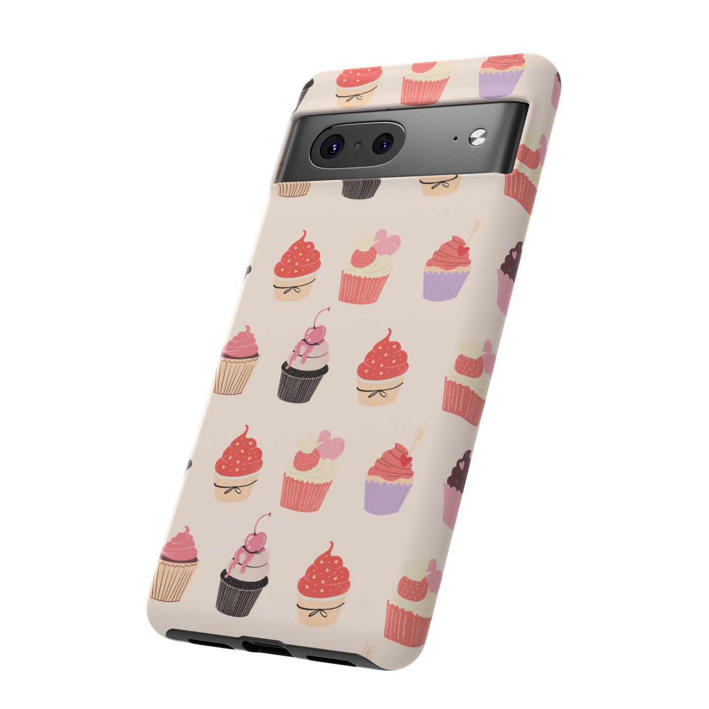 Cupcake Collage Wallpaper Phone Case | iPhone 15 Plus/ Pro, 14, 13, 12| Google Pixel 7, Pro, 5| Samsung Galaxy S23 All Major Phone Models