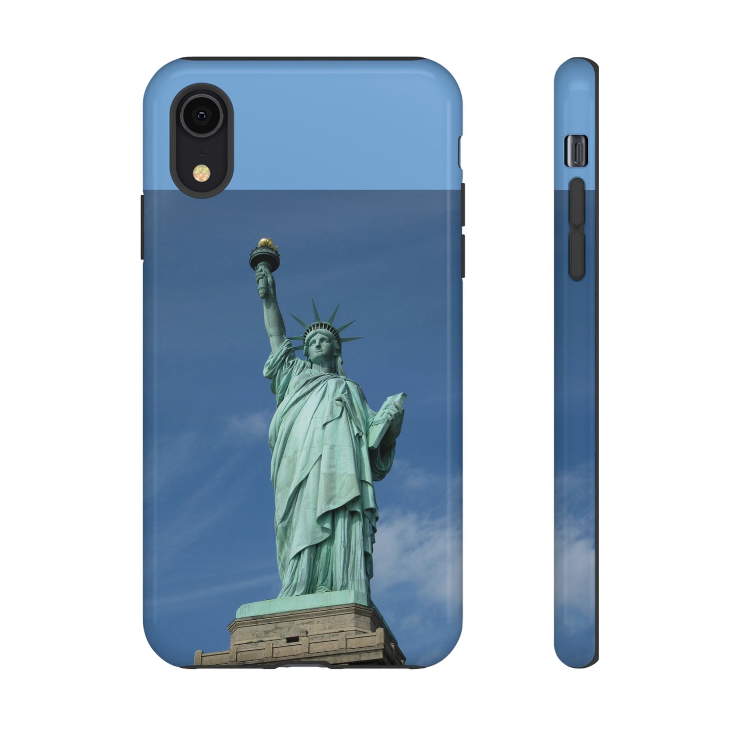 Statue Of Liberty Wallpaper Phone Case | iPhone 15 Plus/ Pro, 14, 13, 12| Google Pixel 7, Pro, 5| Samsung Galaxy S23 All Major Phone Models