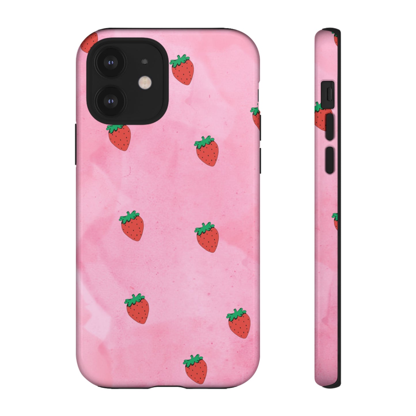 Strawberry Wallpaper Phone Case | iPhone 15 Plus/ Pro, 14, 13, 12| Google Pixel 7, Pro, 5| Samsung Galaxy S23 All Major Phone Models