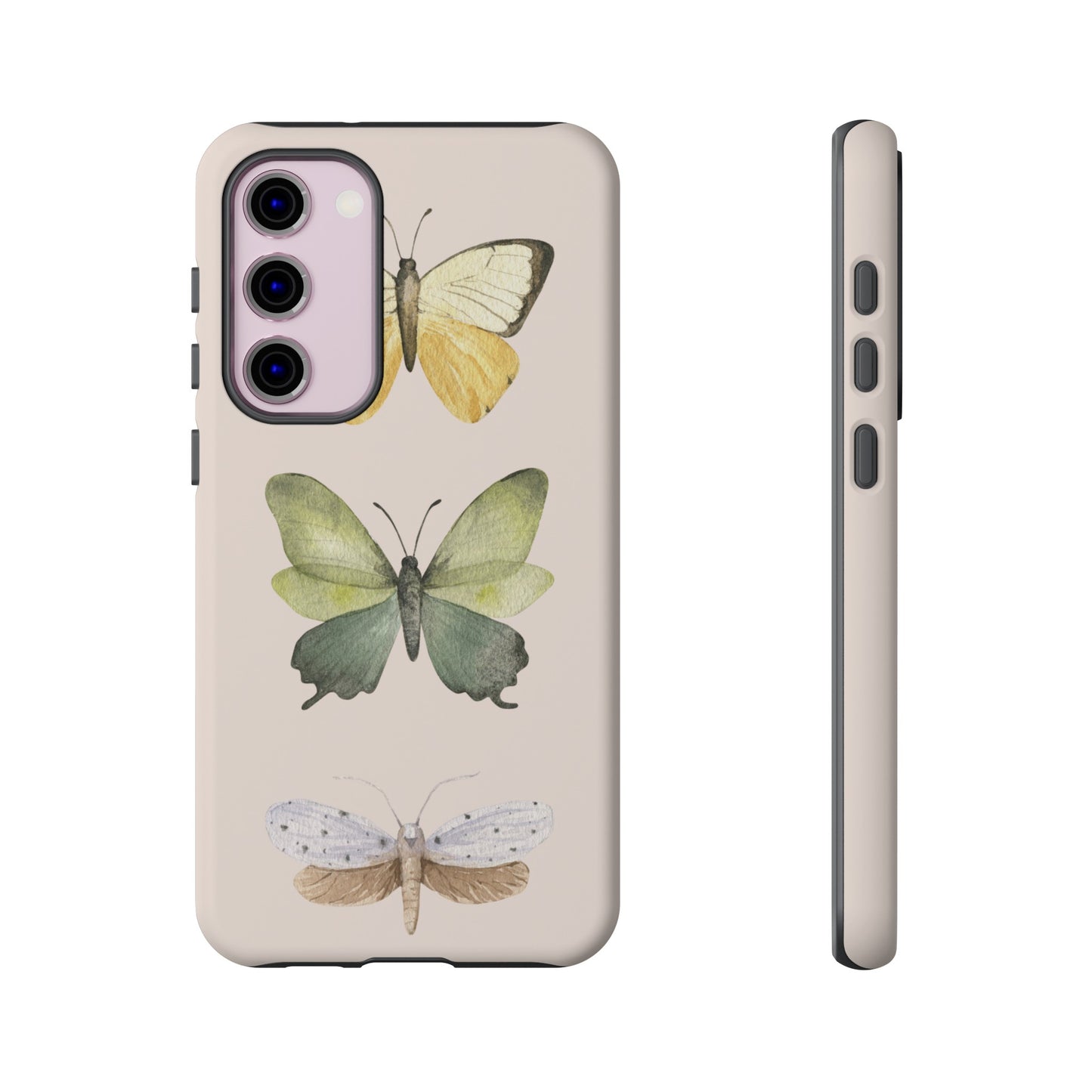 Three Butterflies Wallpaper Phone Case | iPhone 15 Plus/ Pro, 14, 13, 12| Google Pixel 7, Pro, 5| Samsung Galaxy S23 All Major Phone Models