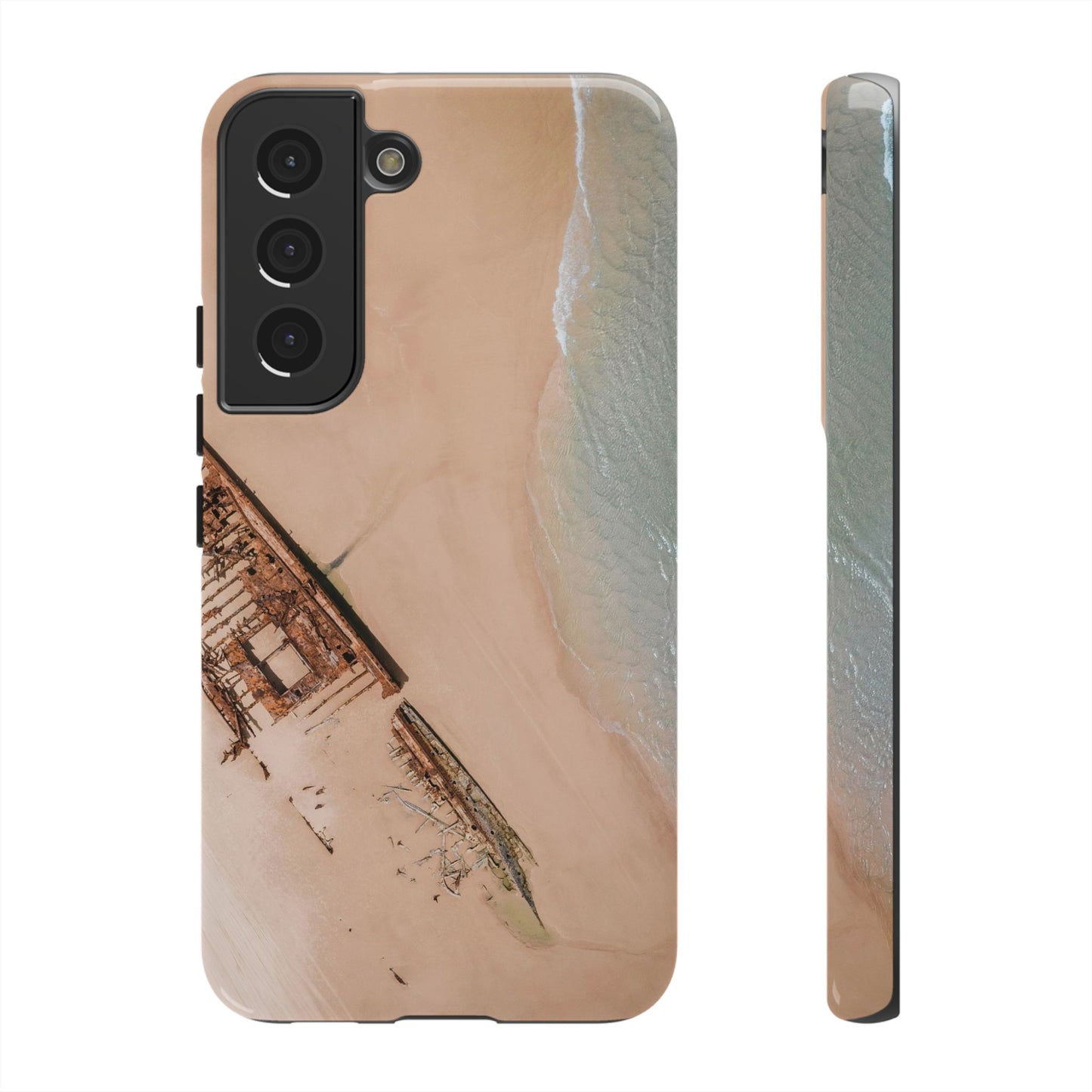 Fraser Island Shipwreck Wallpaper Phone Case | iPhone 15 Plus/ Pro, 14, 13, 12| Google Pixel 7, Pro, 5| Samsung Galaxy S23 All Major Phone Models