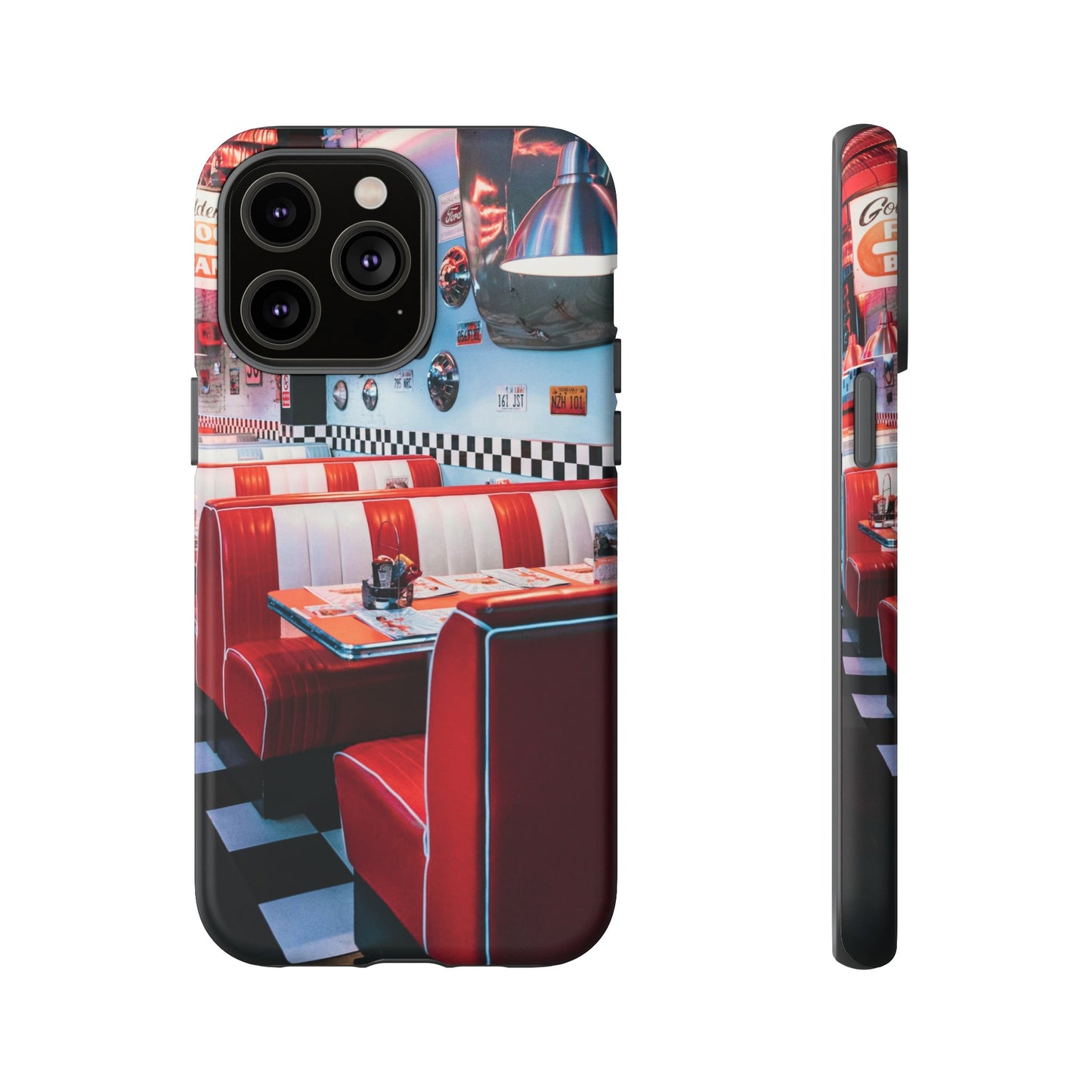 Diner Wallpaper Phone Case | iPhone 15 Plus/ Pro, 14, 13, 12| Google Pixel 7, Pro, 5| Samsung Galaxy S23 All Major Phone Models