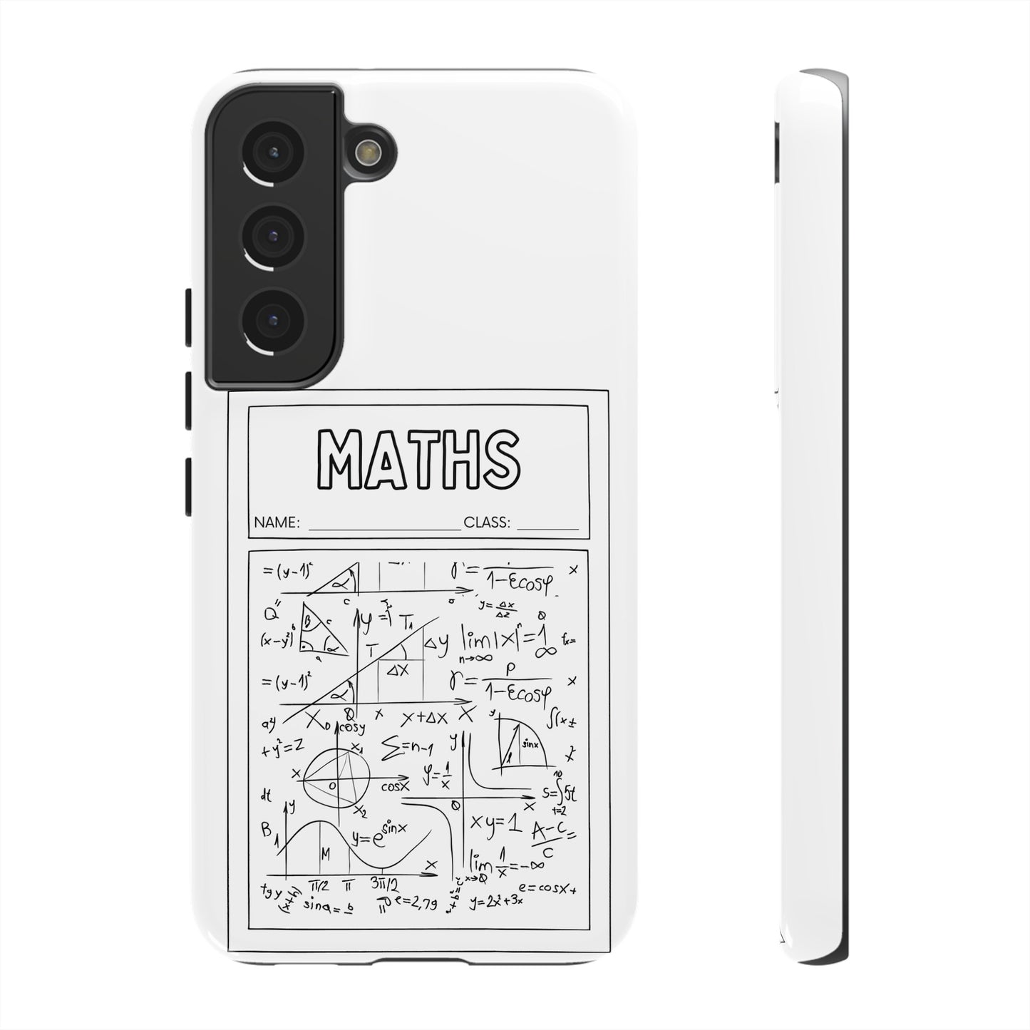 Maths Class Wallpaper Phone Case | iPhone 15 Plus/ Pro, 14, 13, 12| Google Pixel 7, Pro, 5| Samsung Galaxy S23 All Major Phone Models