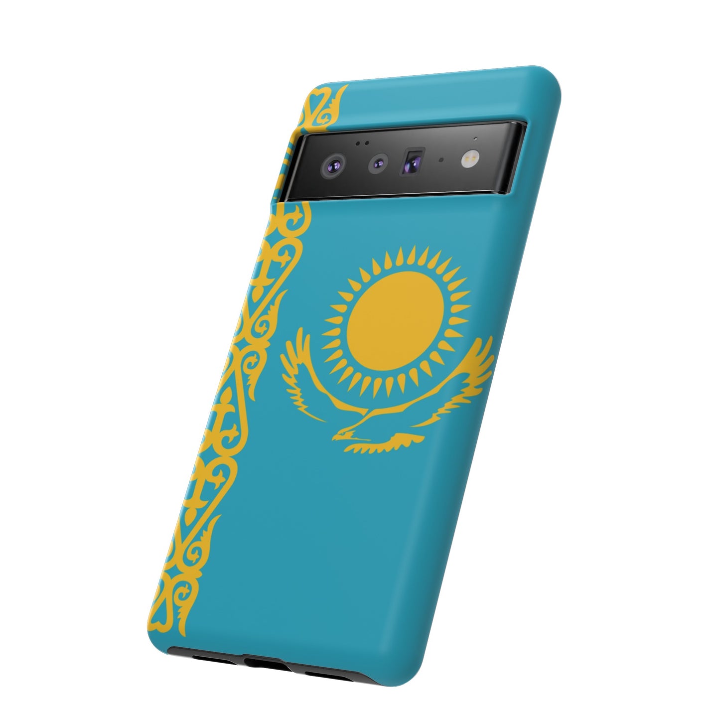 Kazakhstan Flag Phone Case | iPhone 15 Plus/ Pro, 14, 13, 12| Google Pixel 7, Pro, 5| Samsung Galaxy S23 All Major Phone Models