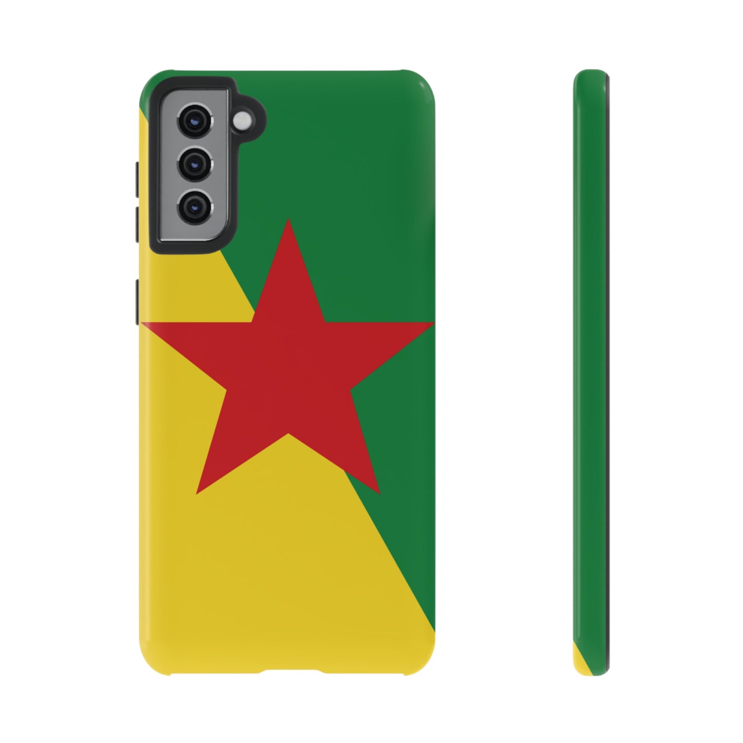 French Guiana Flag (France) Phone Case | iPhone 15 Plus/ Pro, 14, 13, 12| Google Pixel 7, Pro, 5| Samsung Galaxy S23 All Major Phone Models