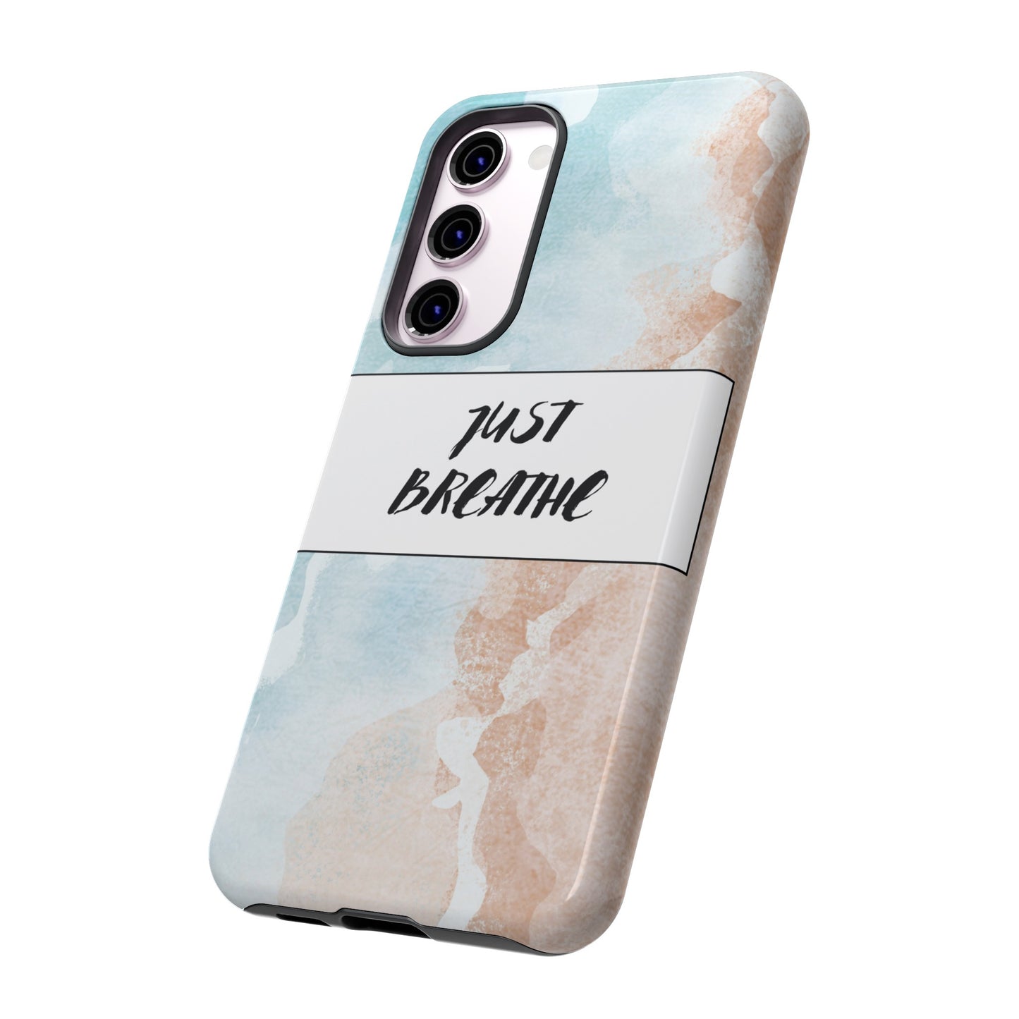 Just Breathe Phone Case | iPhone 15 Plus/ Pro, 14, 13, 12| Google Pixel 7, Pro, 5| Samsung Galaxy S23 All Major Phone Models