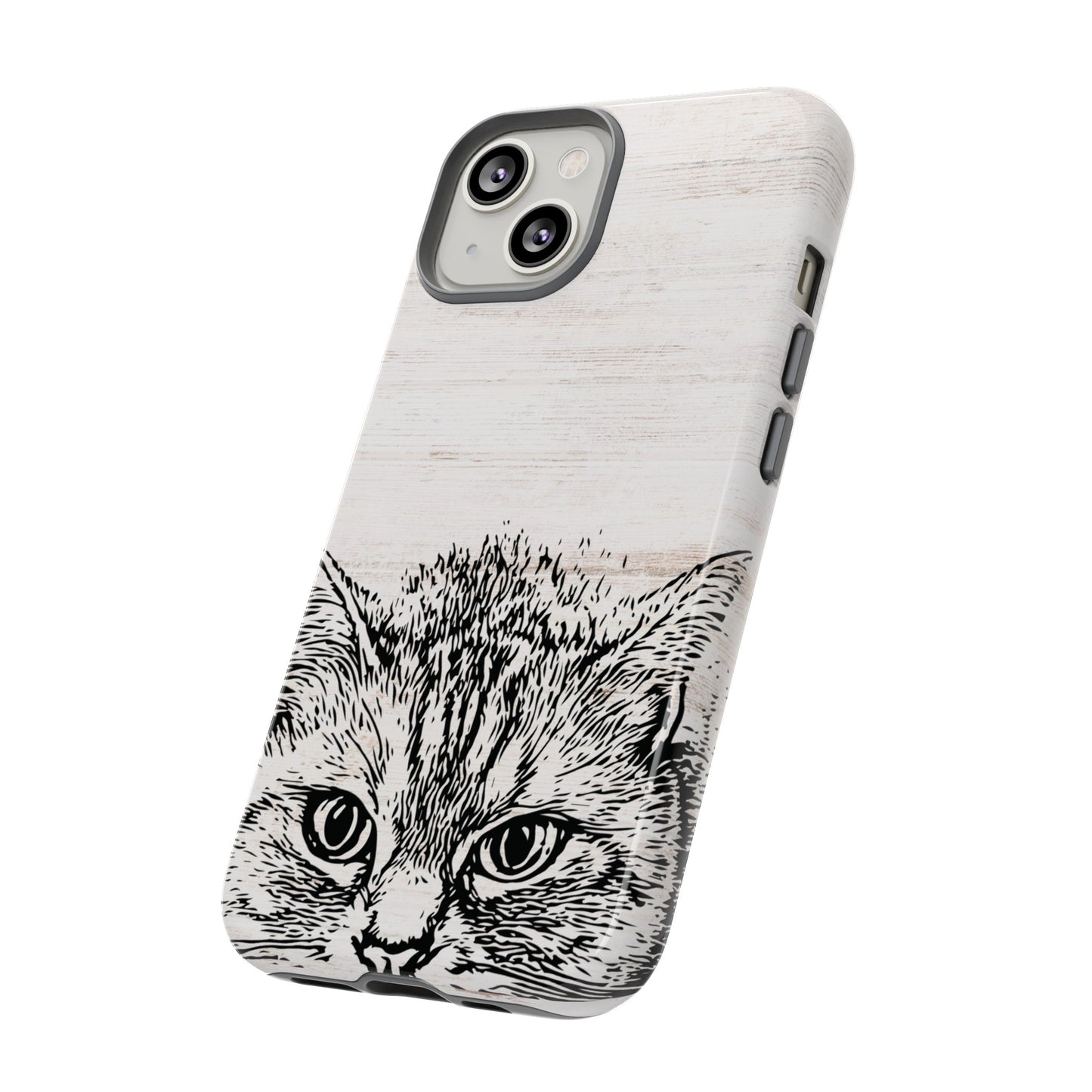 Close- Up Cat Wallpaper Phone Case | iPhone 15 Plus/ Pro, 14, 13, 12| Google Pixel 7, Pro, 5| Samsung Galaxy S23 All Major Phone Models