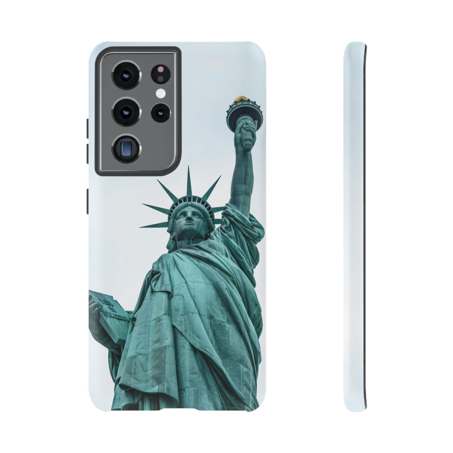 Statue of Liberty Wallpaper Phone Case | iPhone 15 Plus/ Pro, 14, 13, 12| Google Pixel 7, Pro, 5| Samsung Galaxy S23 All Major Phone Models