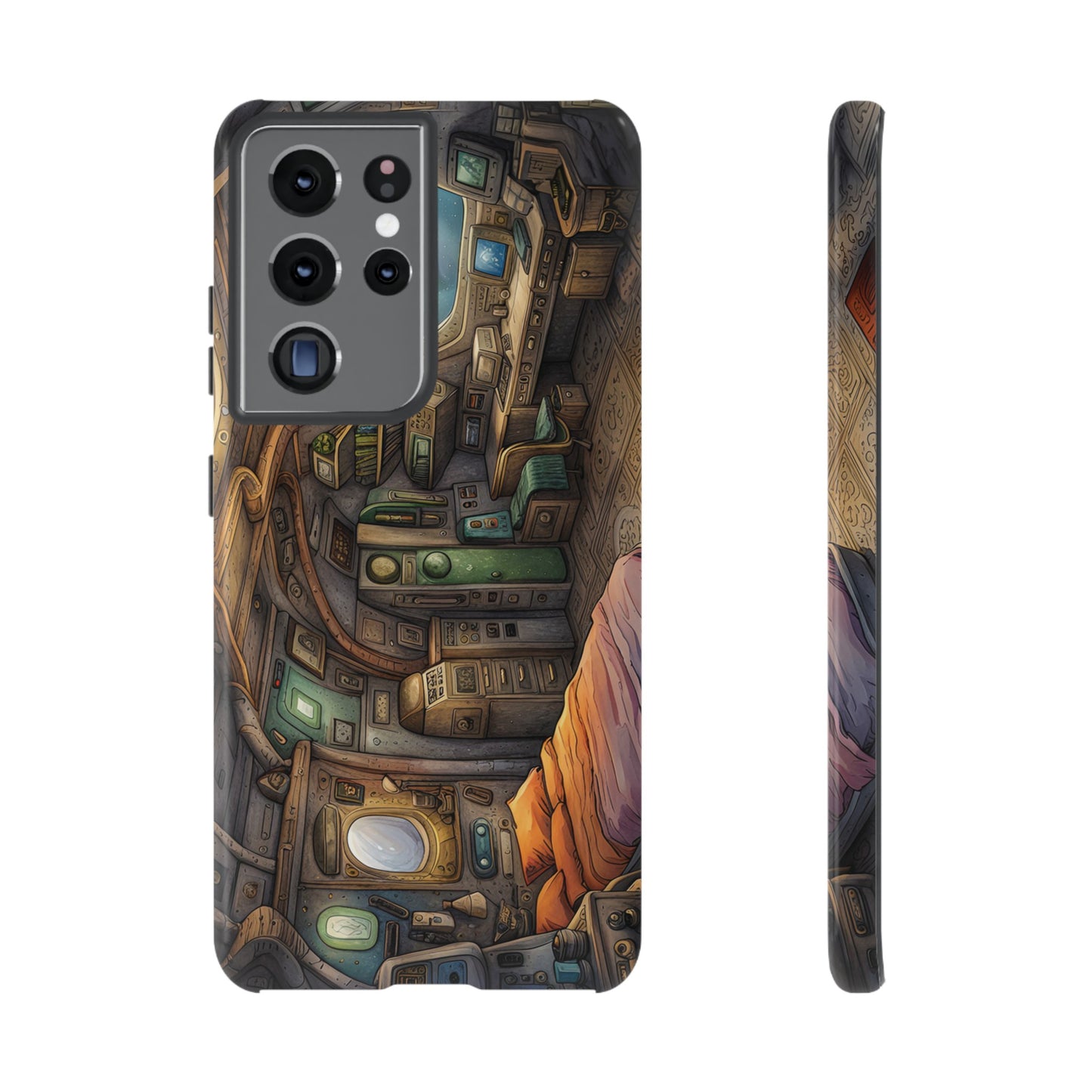 Cosy Spaceship Wallpaper Phone Case | iPhone 15 Plus/ Pro, 14, 13, 12| Google Pixel 7, Pro, 5| Samsung Galaxy S23 All Major Phone Models