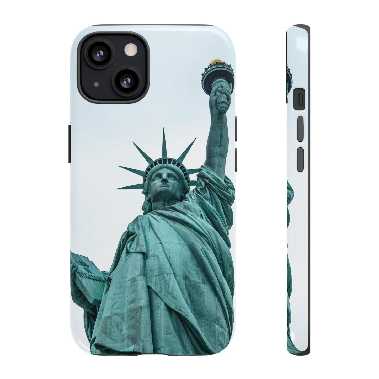 Statue of Liberty Wallpaper Phone Case | iPhone 15 Plus/ Pro, 14, 13, 12| Google Pixel 7, Pro, 5| Samsung Galaxy S23 All Major Phone Models