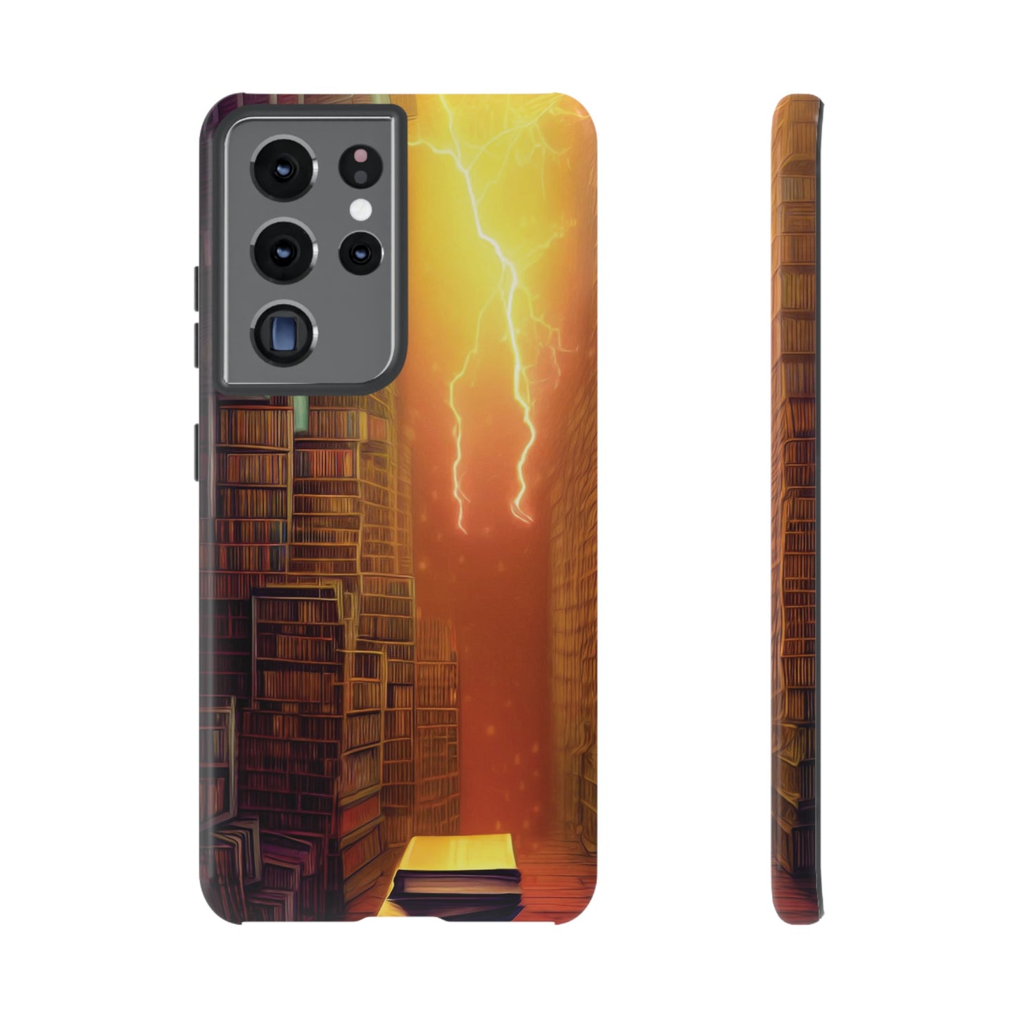 Lightning in the Library Wallpaper Phone Case | iPhone 15 Plus/ Pro, 14, 13, 12| Google Pixel 7, Pro, 5| Samsung Galaxy S23 All Major Phone Models