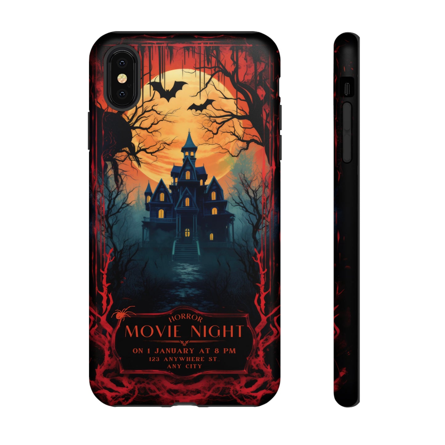 Horror Movie Night Phone Case | iPhone 15 Plus/ Pro, 14, 13, 12| Google Pixel 7, Pro, 5| Samsung Galaxy S23 All Major Phone Models