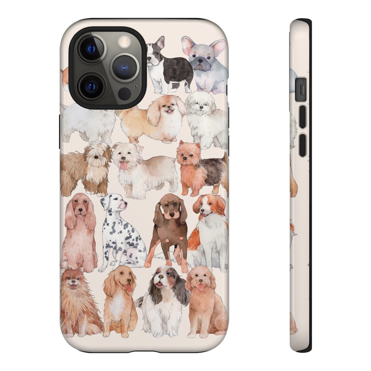 Dog Collage Wallpaper Phone Case | iPhone 15 Plus/ Pro, 14, 13, 12| Google Pixel 7, Pro, 5| Samsung Galaxy S23 All Major Phone Models