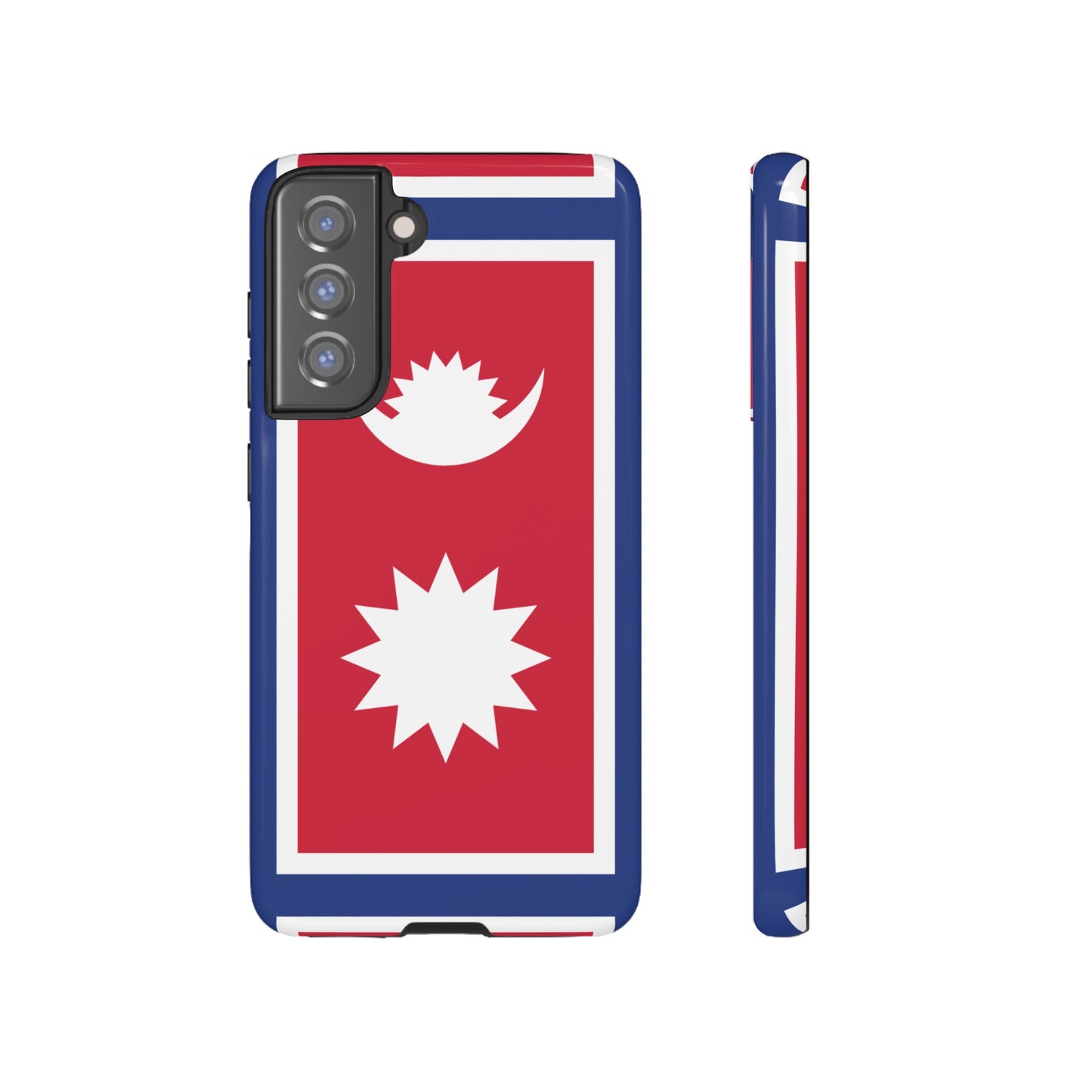 Nepal Flag Phone Case | iPhone 15 Plus/ Pro, 14, 13, 12| Google Pixel 7, Pro, 5| Samsung Galaxy S23 All Major Phone Models