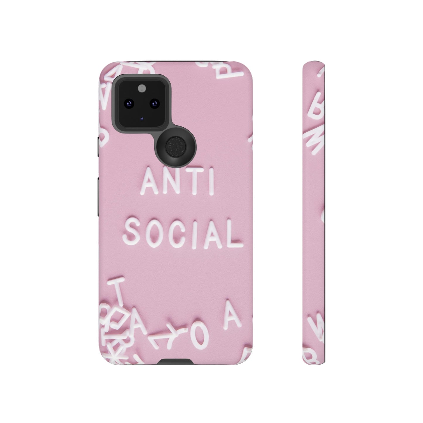 Anti Social Phone Case | iPhone 15 Plus/ Pro, 14, 13, 12| Google Pixel 7, Pro, 5| Samsung Galaxy S23 All Major Phone Models