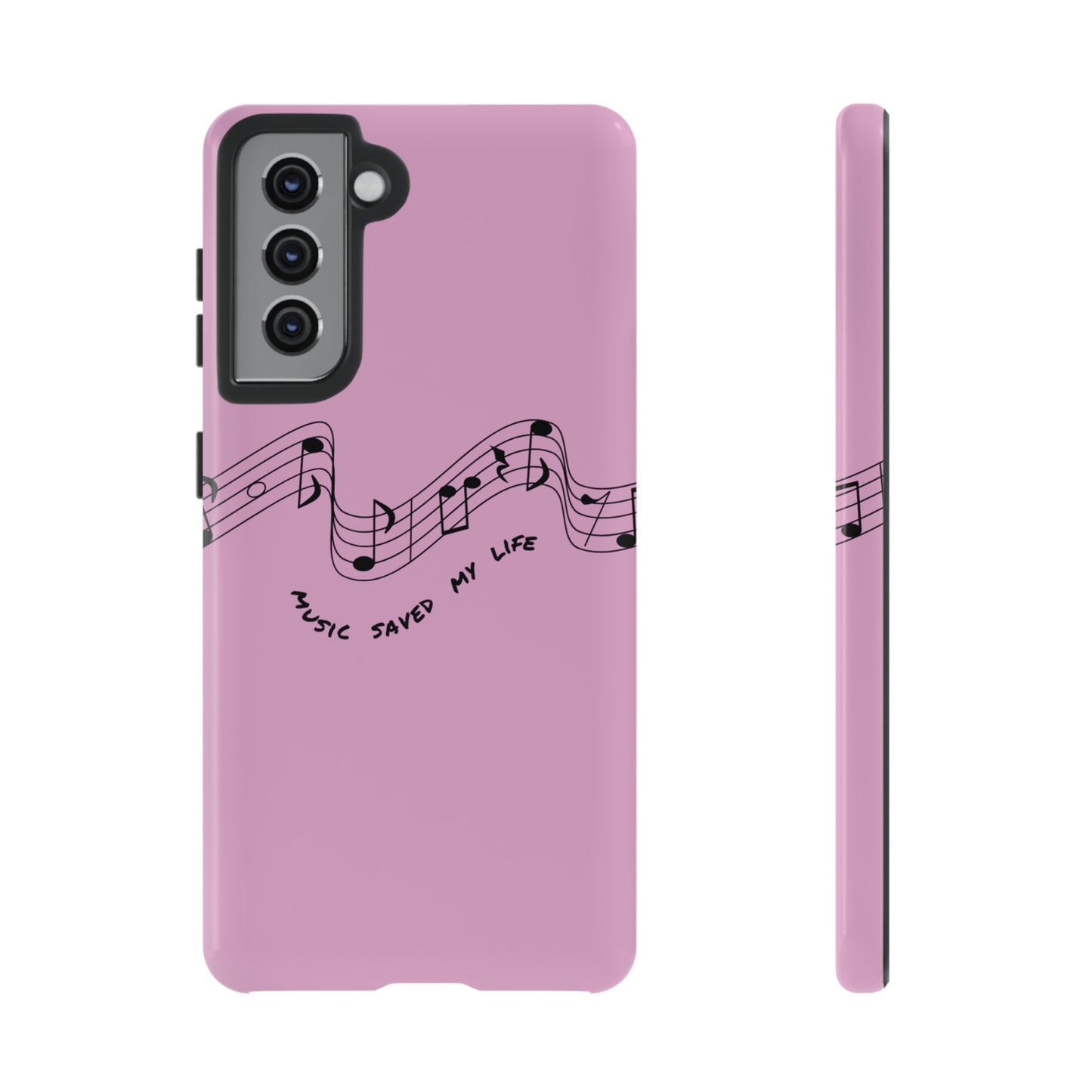 Music Saved My Life Wallpaper Phone Case | iPhone 15 Plus/ Pro, 14, 13, 12| Google Pixel 7, Pro, 5| Samsung Galaxy S23 All Major Phone Models