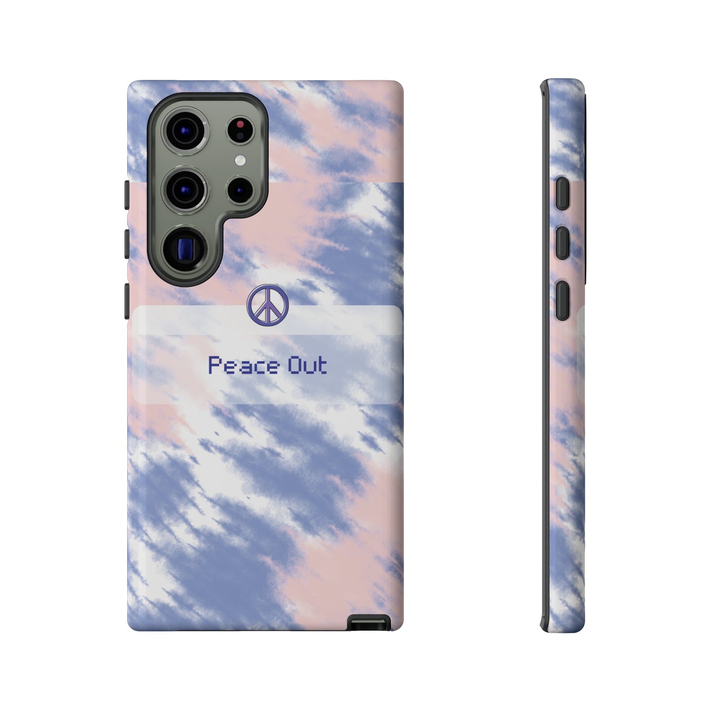 Peace Out Wallpaper Phone Case | iPhone 15 Plus/ Pro, 14, 13, 12| Google Pixel 7, Pro, 5| Samsung Galaxy S23 All Major Phone Models