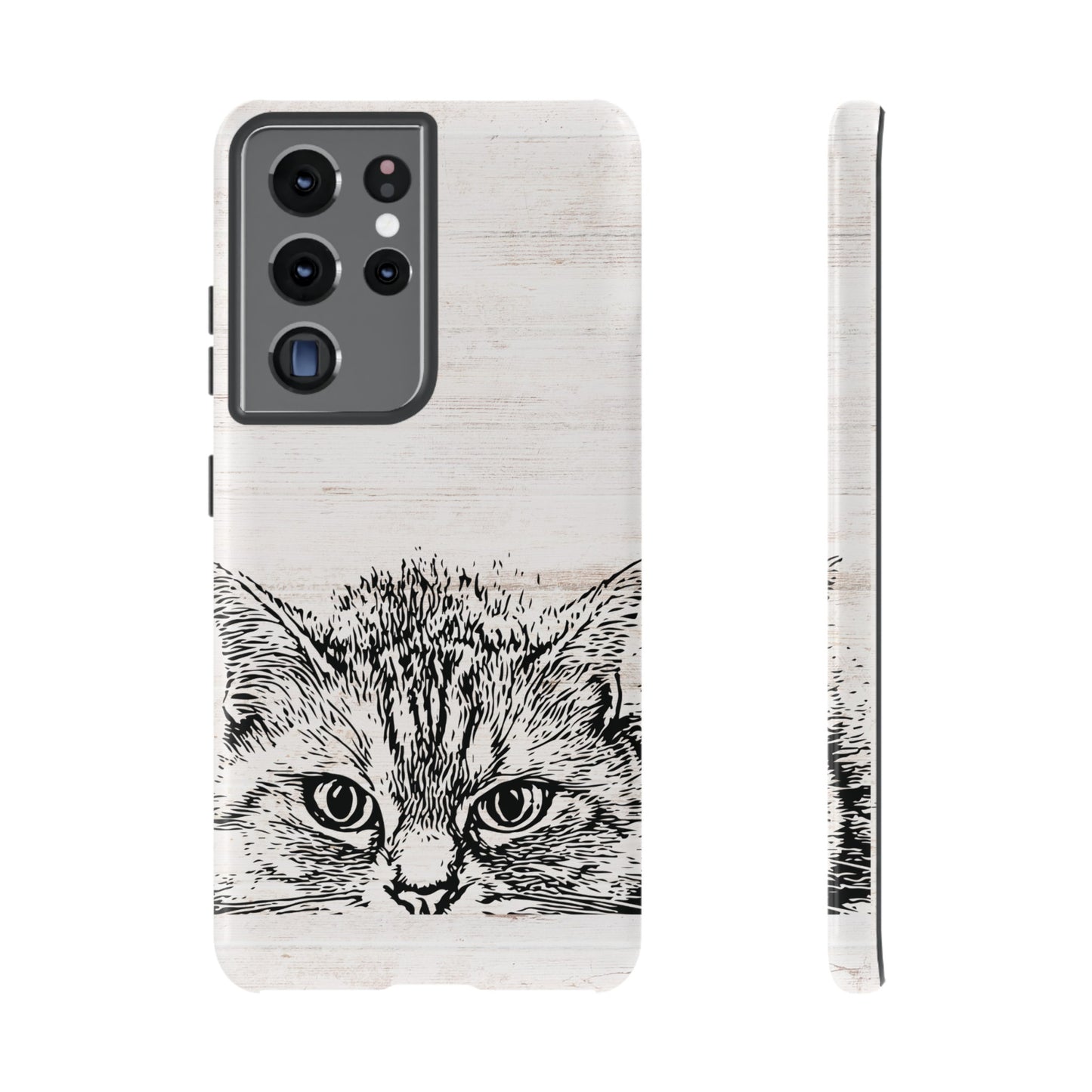 Close- Up Cat Wallpaper Phone Case | iPhone 15 Plus/ Pro, 14, 13, 12| Google Pixel 7, Pro, 5| Samsung Galaxy S23 All Major Phone Models