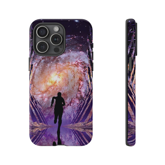 Run Towards The Galaxy Wallpaper Phone Case | iPhone 15 Plus/ Pro, 14, 13, 12| Google Pixel 7, Pro, 5| Samsung Galaxy S23 All Major Phone Models