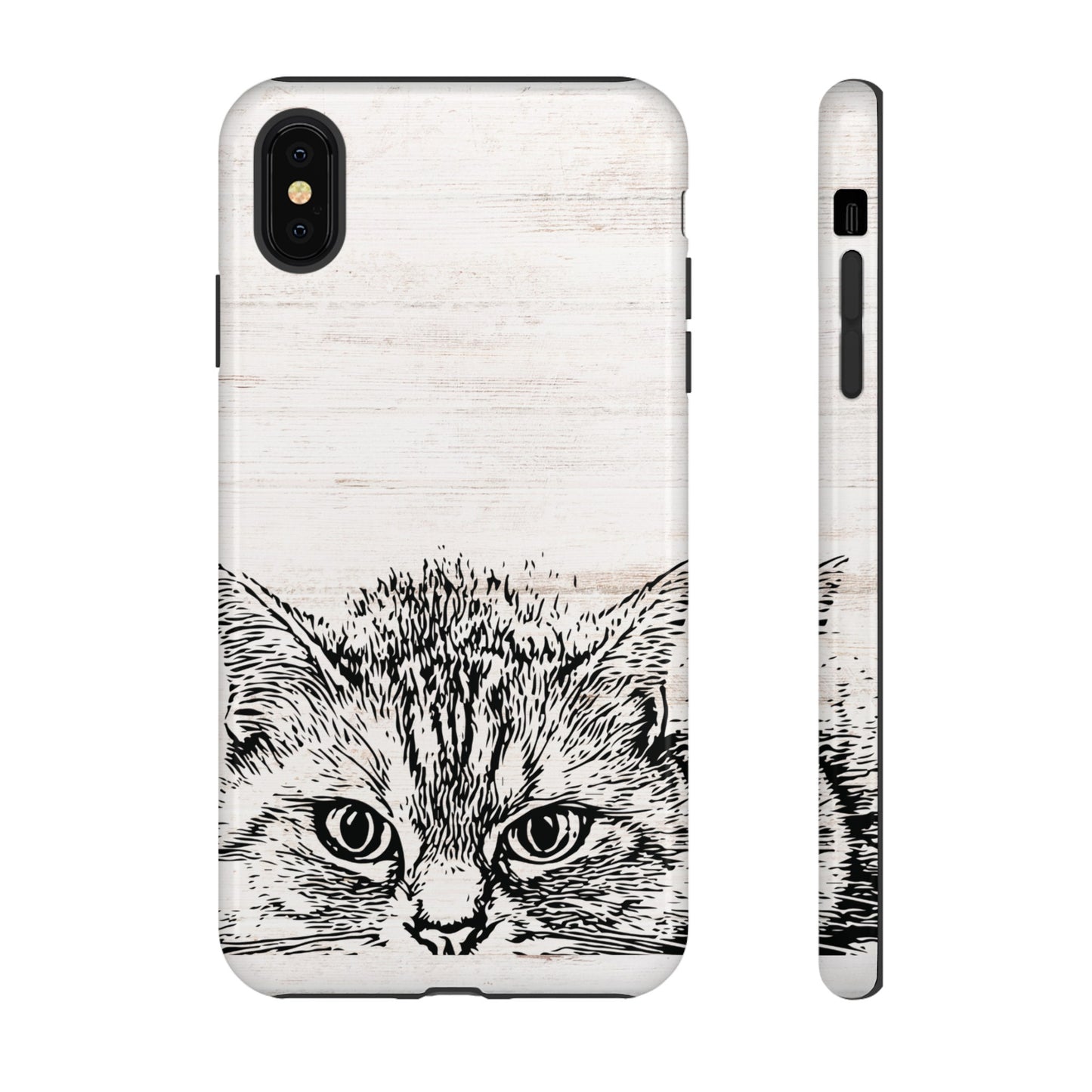 Close- Up Cat Wallpaper Phone Case | iPhone 15 Plus/ Pro, 14, 13, 12| Google Pixel 7, Pro, 5| Samsung Galaxy S23 All Major Phone Models