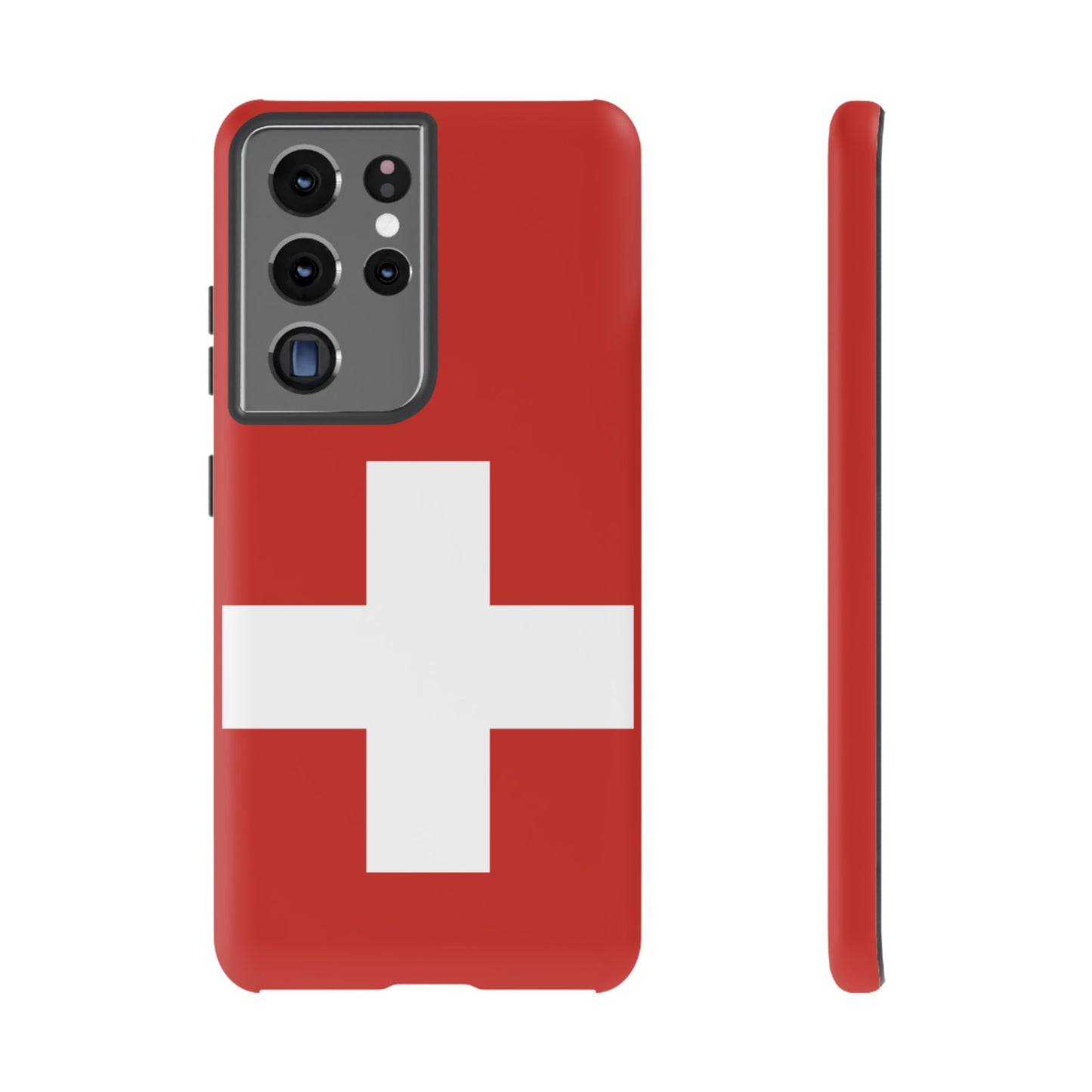 Switzerland Flag Phone Case | iPhone 15 Plus/ Pro, 14, 13, 12| Google Pixel 7, Pro, 5| Samsung Galaxy S23 All Major Phone Models