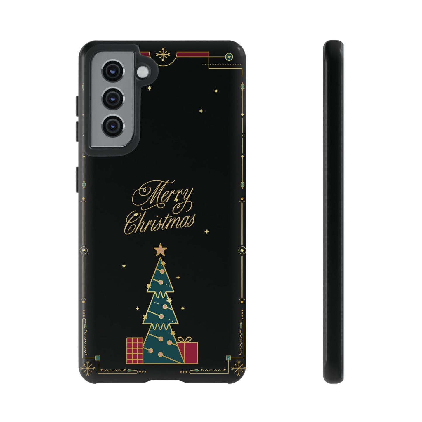 Christmas Tree Wallpaper Phone Case | iPhone 15 Plus/ Pro, 14, 13, 12| Google Pixel 7, Pro, 5| Samsung Galaxy S23 All Major Phone Models