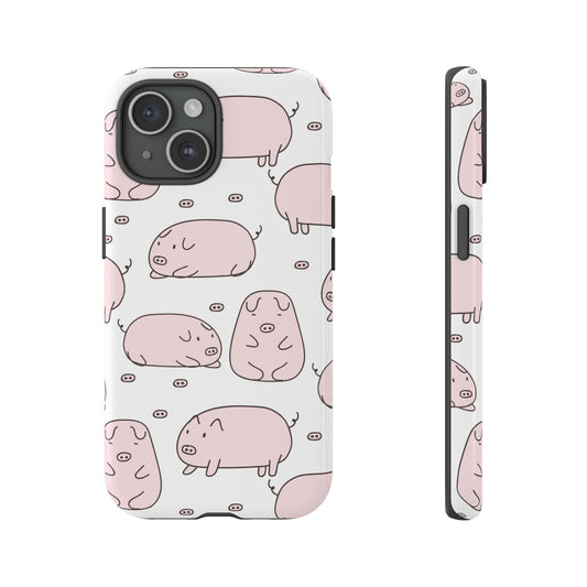 Pig Wallpaper Phone Case | iPhone 15 Plus/ Pro, 14, 13, 12| Google Pixel 7, Pro, 5| Samsung Galaxy S23 All Major Phone Models