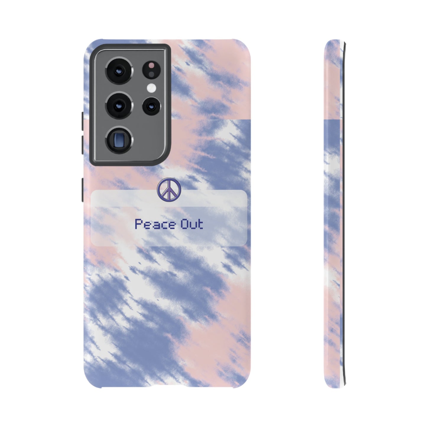 Peace Out Wallpaper Phone Case | iPhone 15 Plus/ Pro, 14, 13, 12| Google Pixel 7, Pro, 5| Samsung Galaxy S23 All Major Phone Models