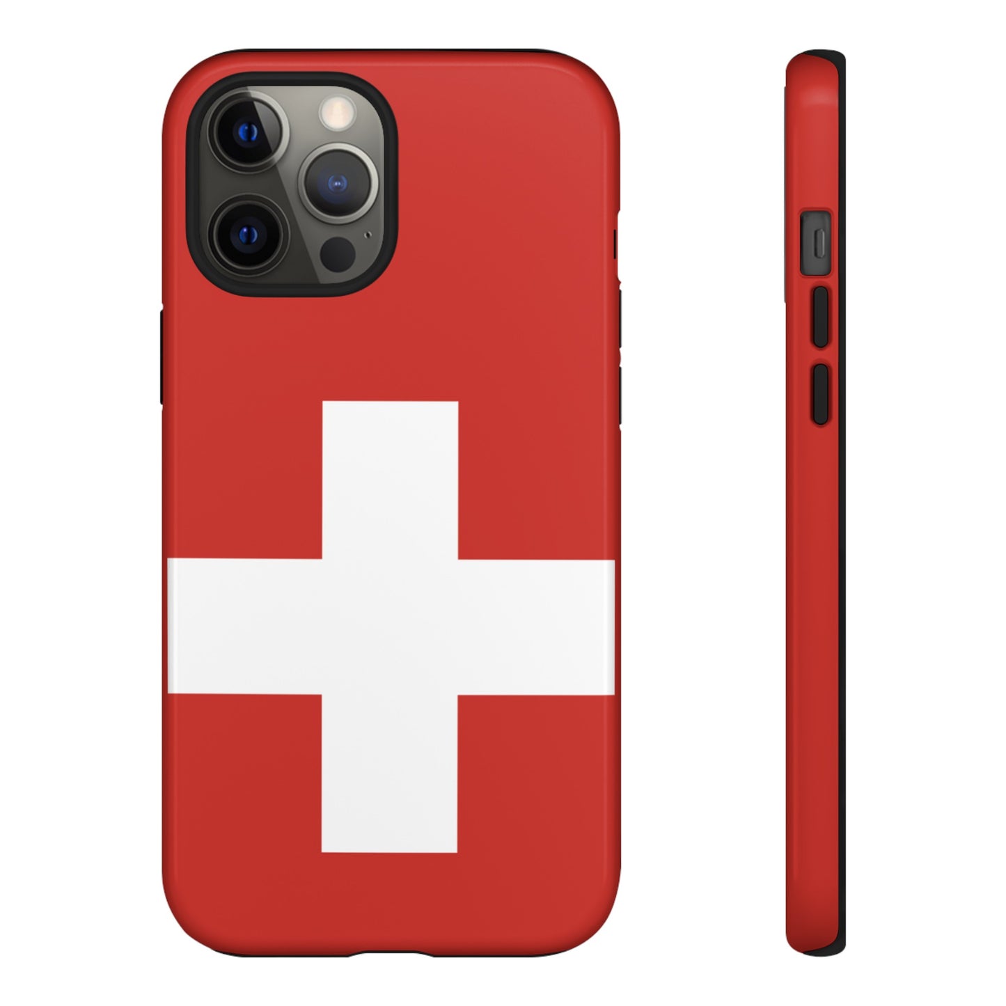 Switzerland Flag Phone Case | iPhone 15 Plus/ Pro, 14, 13, 12| Google Pixel 7, Pro, 5| Samsung Galaxy S23 All Major Phone Models