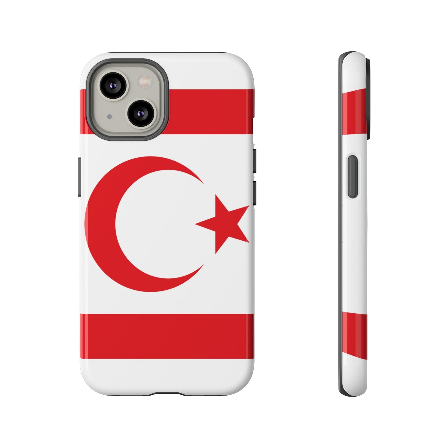 Northern Cyprus Flag Phone Case | iPhone 15 Plus/ Pro, 14, 13, 12| Google Pixel 7, Pro, 5| Samsung Galaxy S23 All Major Phone Models