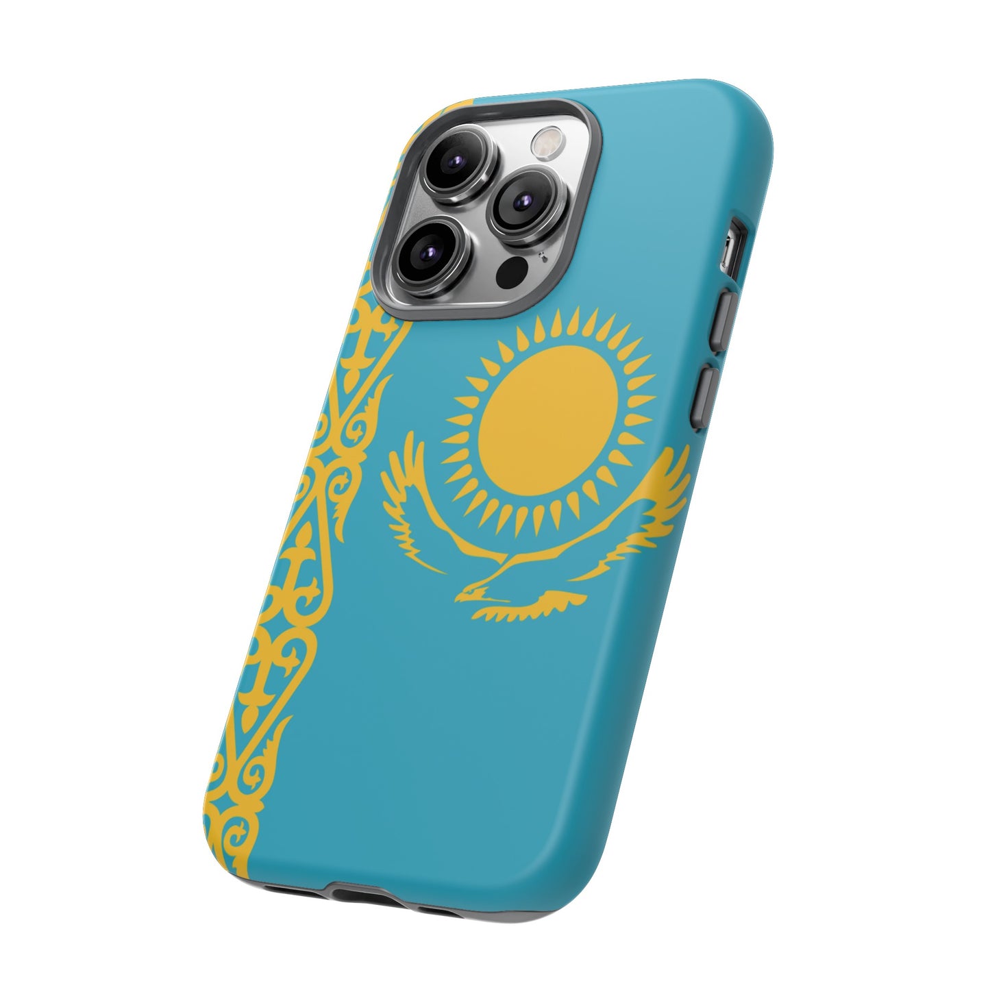 Kazakhstan Flag Phone Case | iPhone 15 Plus/ Pro, 14, 13, 12| Google Pixel 7, Pro, 5| Samsung Galaxy S23 All Major Phone Models