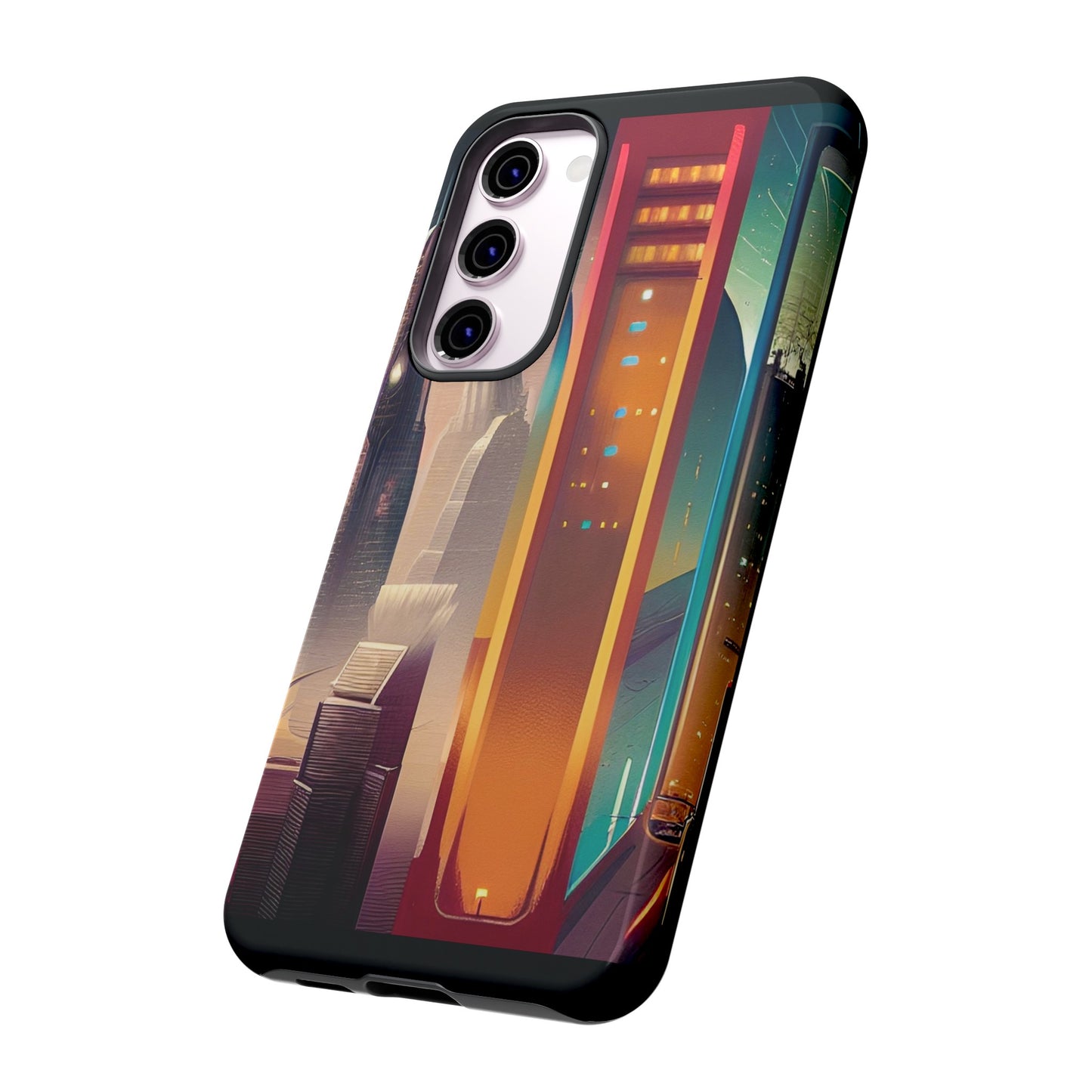 Sci-Fi  Buildings Wallpaper Phone Case | iPhone 15 Plus/ Pro, 14, 13, 12| Google Pixel 7, Pro, 5| Samsung Galaxy S23 All Major Phone Models