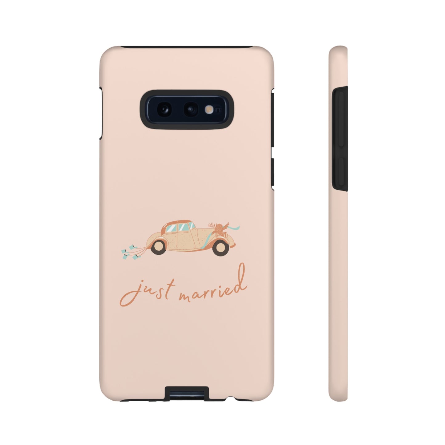 Just Married Phone Case | iPhone 15 Plus/ Pro, 14, 13, 12| Google Pixel 7, Pro, 5| Samsung Galaxy S23 All Major Phone Models