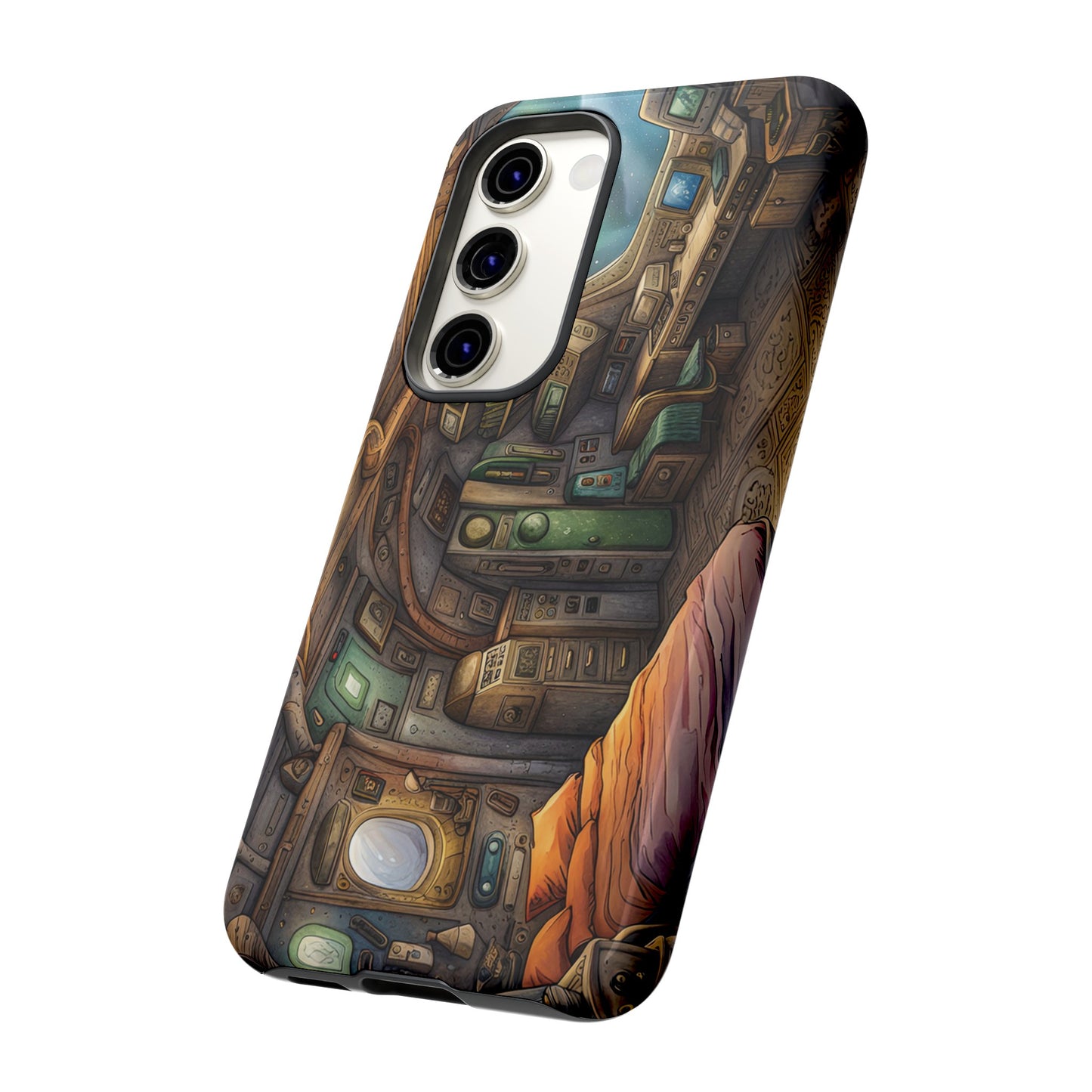 Cosy Spaceship Wallpaper Phone Case | iPhone 15 Plus/ Pro, 14, 13, 12| Google Pixel 7, Pro, 5| Samsung Galaxy S23 All Major Phone Models