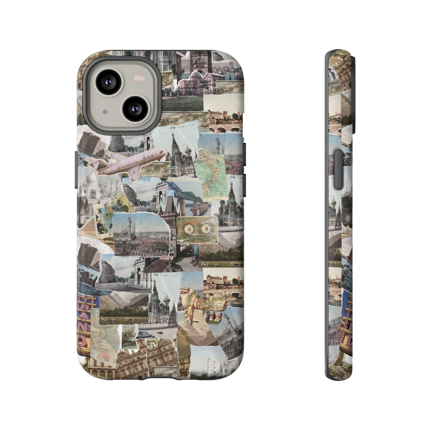 Travel Collage Wallpaper Phone Case | iPhone 15 Plus/ Pro, 14, 13, 12| Google Pixel 7, Pro, 5| Samsung Galaxy S23 All Major Phone Models