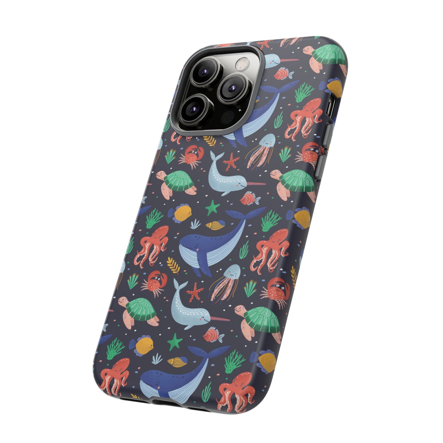 Sea Creatures Wallpaper Phone Case | iPhone 15 Plus/ Pro, 14, 13, 12| Google Pixel 7, Pro, 5| Samsung Galaxy S23 All Major Phone Models