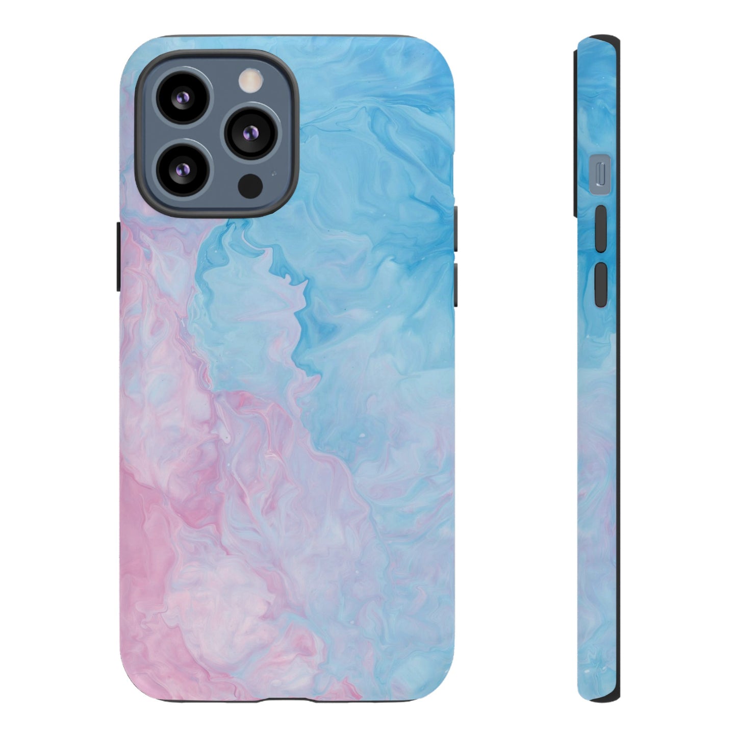 Splash of Blue & Pink Wallpaper Phone Case |iPhone 15 Plus/ Pro, 14, 13, 12|Google Pixel 7, Pro, 5|Samsung Galaxy S23 All Major Phone Models