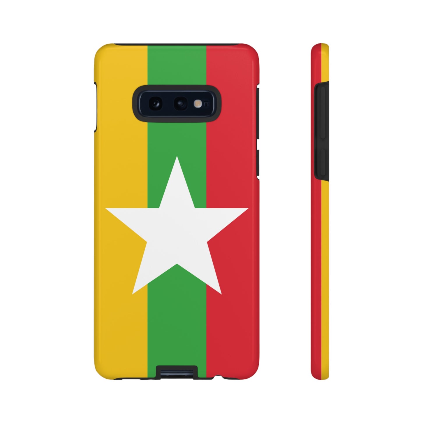 Myanmar Flag Phone Case | iPhone 15 Plus/ Pro, 14, 13, 12| Google Pixel 7, Pro, 5| Samsung Galaxy S23 All Major Phone Models