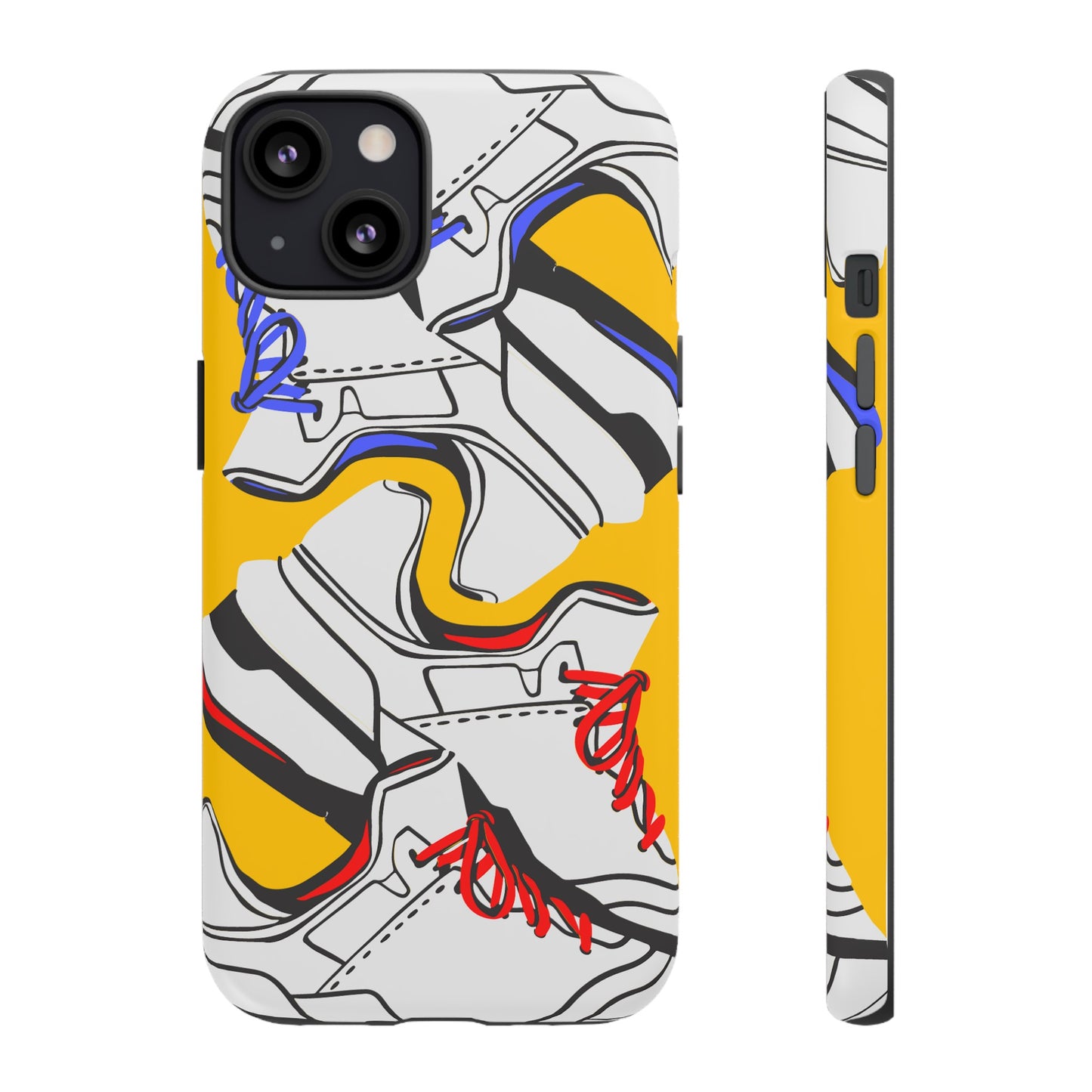 Sneakers Wallpaper Phone Case | iPhone 15 Plus/ Pro, 14, 13, 12| Google Pixel 7, Pro, 5| Samsung Galaxy S23 All Major Phone Models