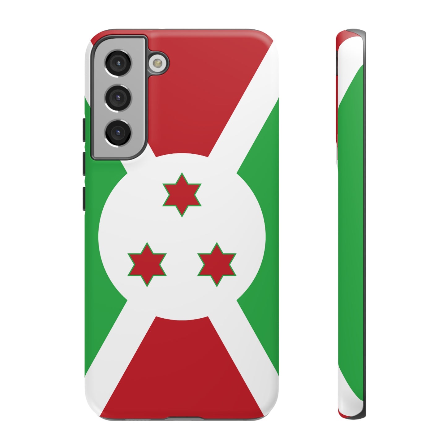 Burundi Flag Phone Case | iPhone 15 Plus/ Pro, 14, 13, 12| Google Pixel 7, Pro, 5| Samsung Galaxy S23 All Major Phone Models