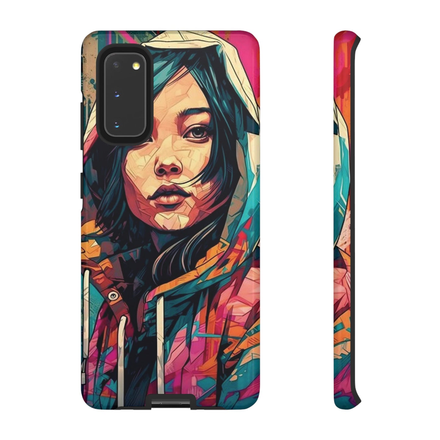 Girl Painting Wallpaper Phone Case | iPhone 15 Plus/ Pro, 14, 13, 12| Google Pixel 7, Pro, 5| Samsung Galaxy S23 All Major Phone Models