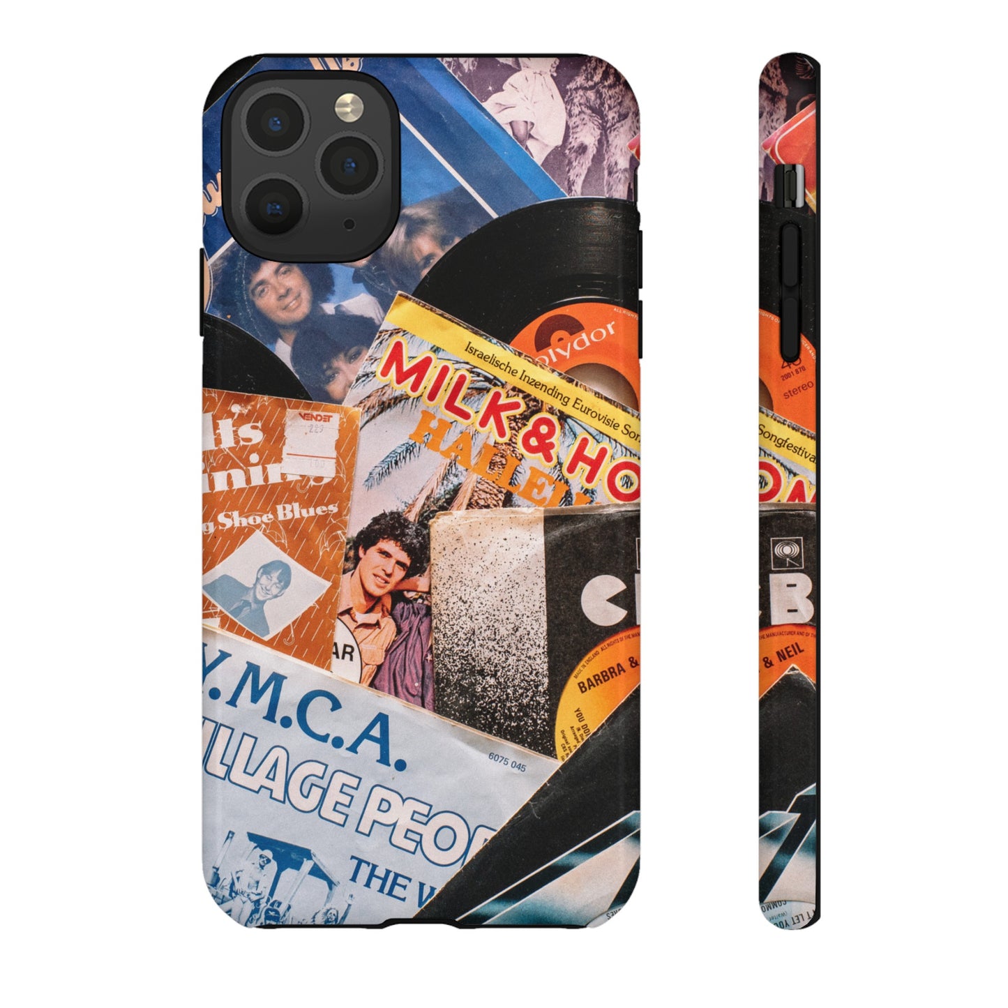 Retro Vinyl Wallpaper Phone Case | iPhone 15 Plus/ Pro, 14, 13, 12| Google Pixel 7, Pro, 5| Samsung Galaxy S23 All Major Phone Models