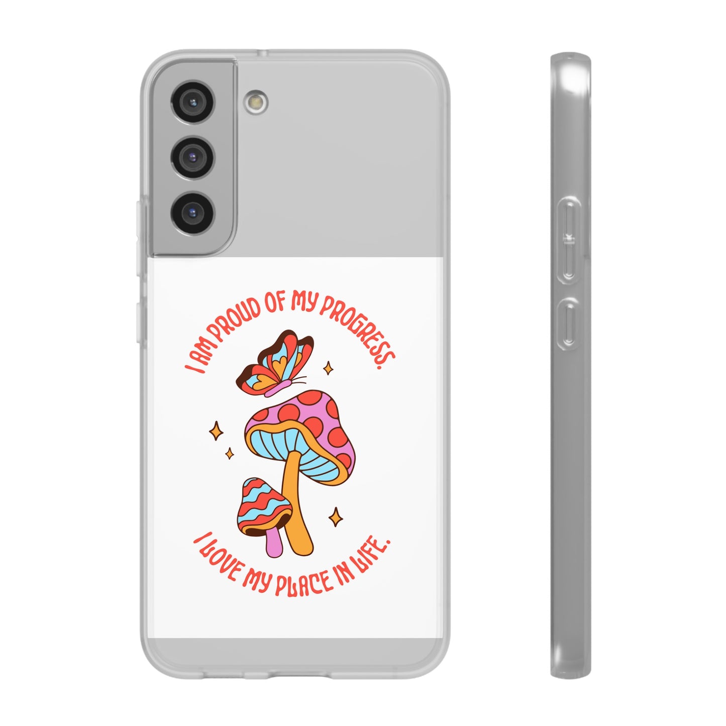 Cute Mushrooms Wallpaper Phone Case | iPhone 15 Plus/ Pro, 14, 13, 12|Samsung Galaxy Models