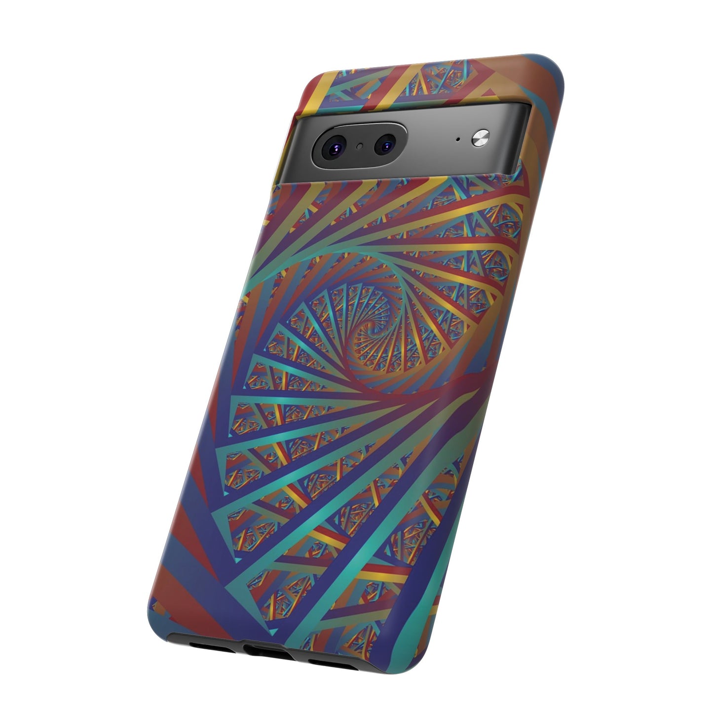 Colourful Spiral Wallpaper Phone Case | iPhone 15 Plus/ Pro, 14, 13, 12| Google Pixel 7, Pro, 5| Samsung Galaxy S23 All Major Phone Models