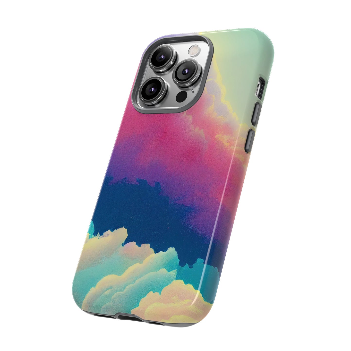 Colourful Clouds Wallpaper Phone Case | iPhone 15 Plus/ Pro, 14, 13, 12| Google Pixel 7, Pro, 5| Samsung Galaxy S23 All Major Phone Models