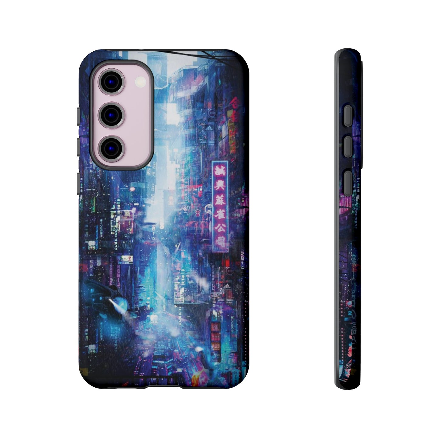 Night Life Futuristic City Wallpaper Phone Case | iPhone 15 Plus/ Pro, 14, 13, 12| Google Pixel 7, Pro, 5| Samsung Galaxy S23 All Major Phone Models