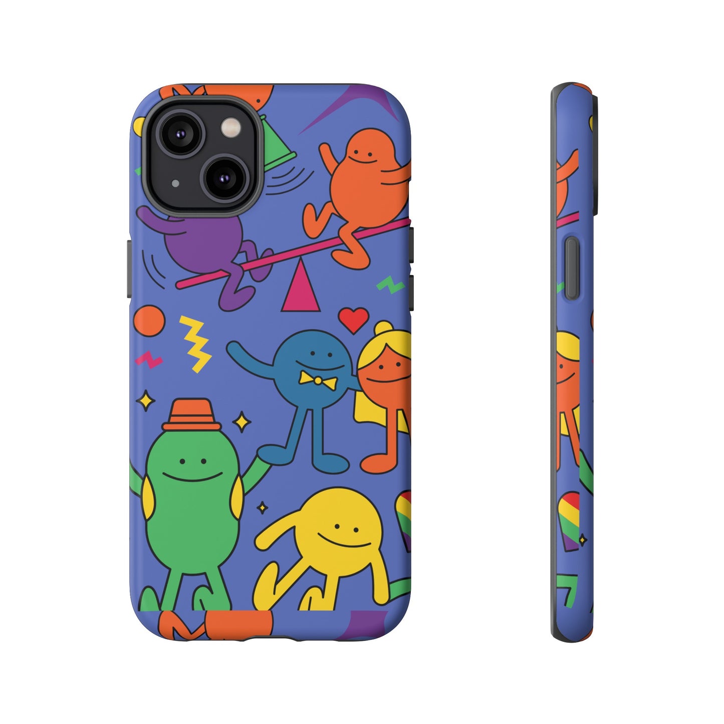 Colourful Cartoon Wallpaper Phone Case | iPhone 15 Plus/ Pro, 14, 13, 12| Google Pixel 7, Pro, 5| Samsung Galaxy S23 All Major Phone Models