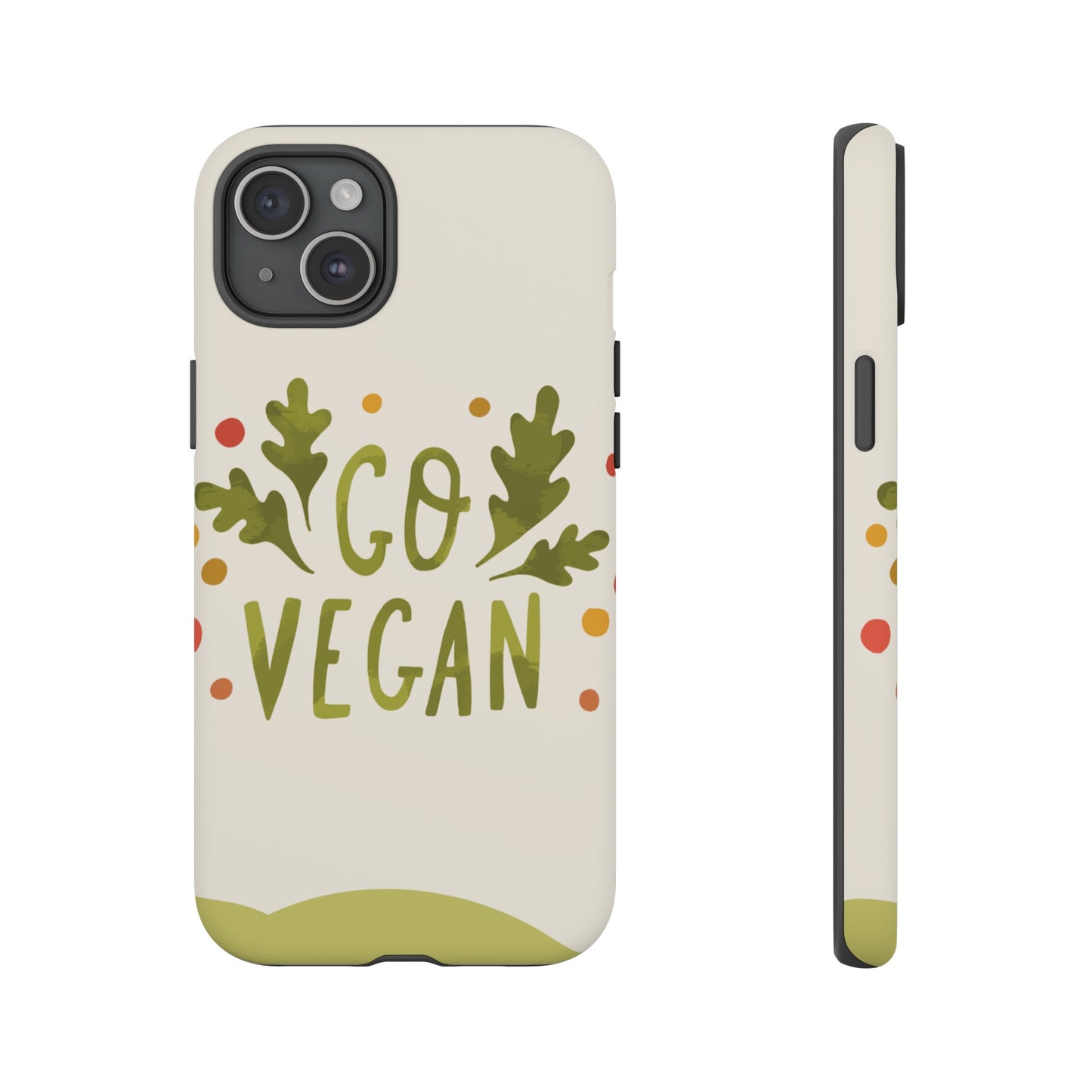 Go Vegan Wallpaper Phone Case | iPhone 15 Plus/ Pro, 14, 13, 12| Google Pixel 7, Pro, 5| Samsung Galaxy S23 All Major Phone Models