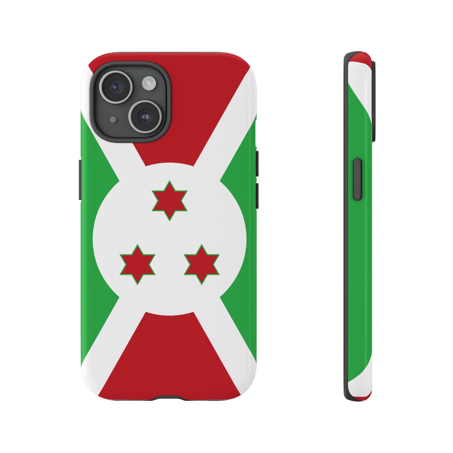 Burundi Flag Phone Case | iPhone 15 Plus/ Pro, 14, 13, 12| Google Pixel 7, Pro, 5| Samsung Galaxy S23 All Major Phone Models