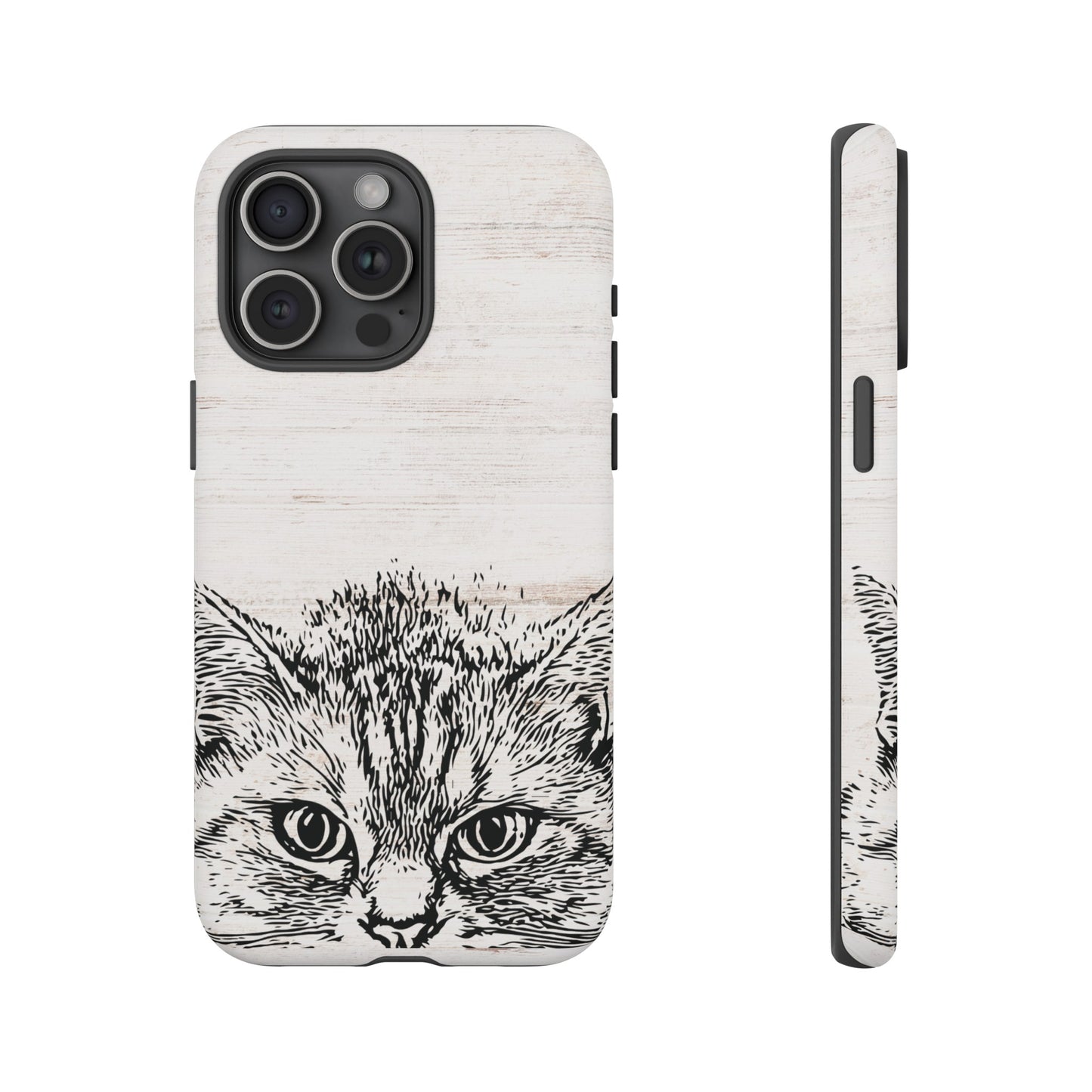 Close- Up Cat Wallpaper Phone Case | iPhone 15 Plus/ Pro, 14, 13, 12| Google Pixel 7, Pro, 5| Samsung Galaxy S23 All Major Phone Models